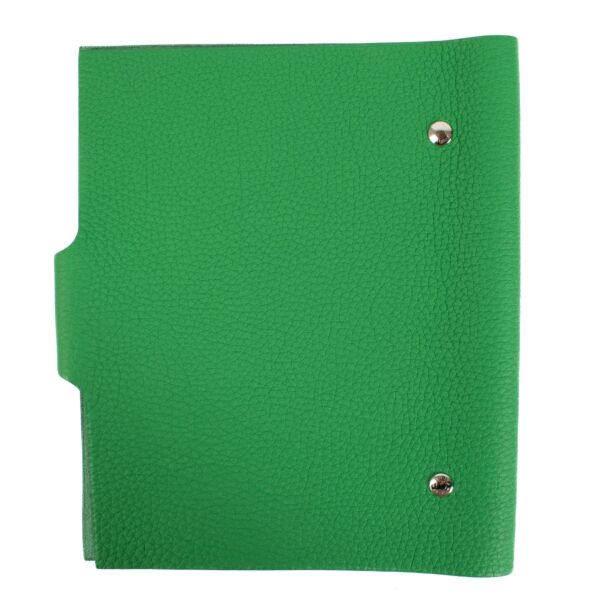 Hermès Green Ulysse MM Notebook Cover