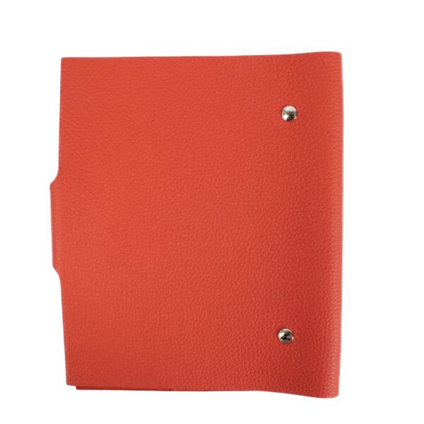 Hermès Red Ulysse MM Notebook Cover