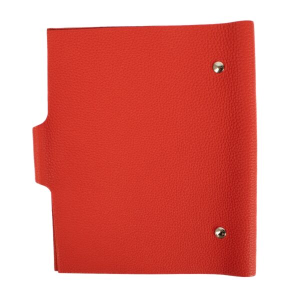 Hermès Red Ulysse MM Notebook Cover