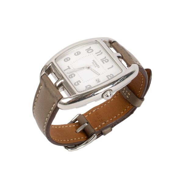 Hermès Steel Cape Cod Tonneau Watch