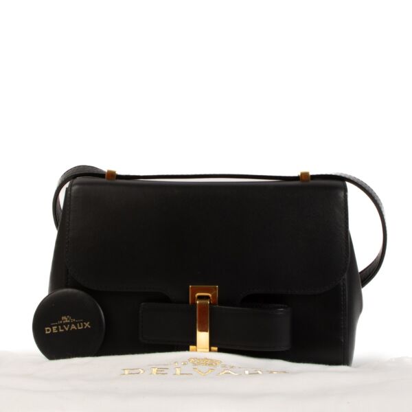 Delvaux Black Cadence Simplissime City Mini Bag