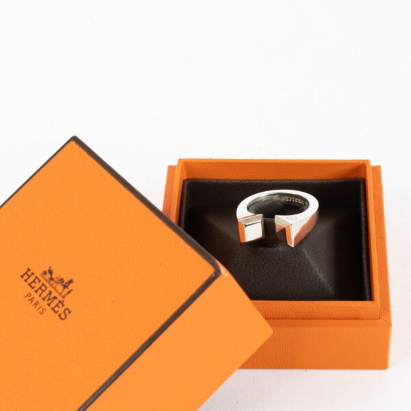 Hermès Clou de Forge Large Ring - Size 55