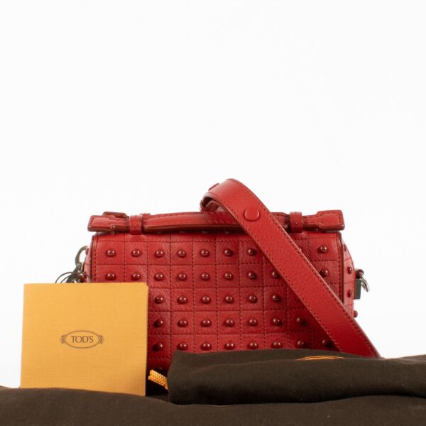 Tod's Red Gommino Micro Bag