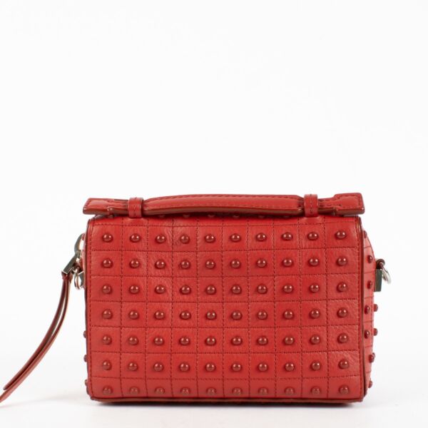 Authentic Preloved Tod's Red Gommino Micro Bag on Labellov.com