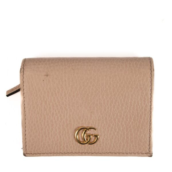 Shop 100% authentic second-hand Gucci Pink Leather Card Case Wallet on Labellov.com