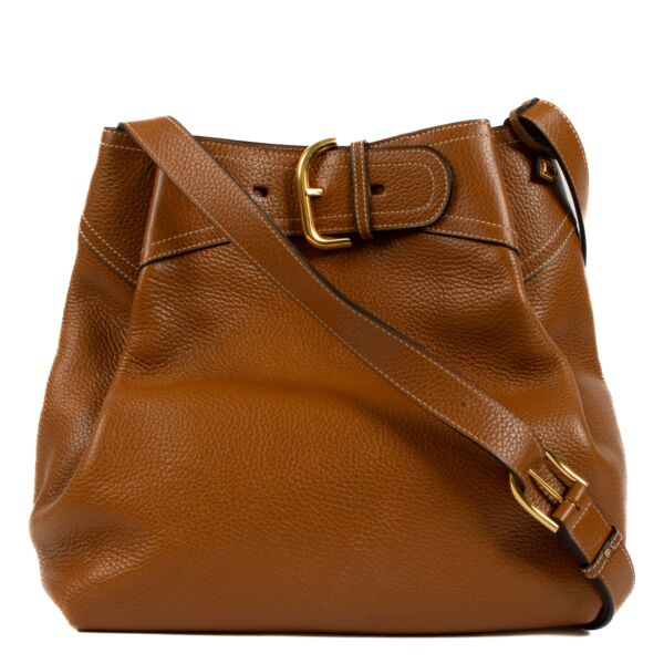 For the best price available Delvaux Cognac Nomade Shoulder Bag