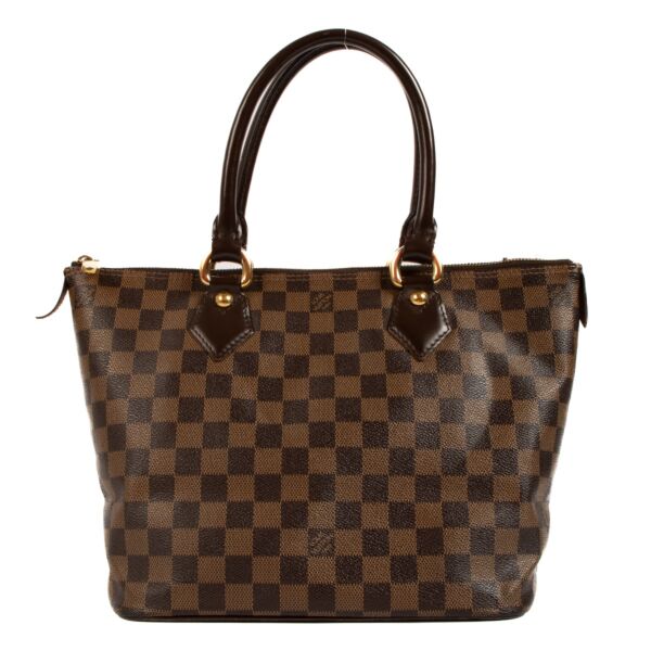 Shop 100% authentic second-hand Louis Vuitton Damier Ebene Saleye PM Top Handle on Labellov.com