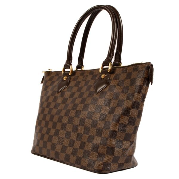 Louis Vuitton Damier Ebene Saleye PM Top Handle