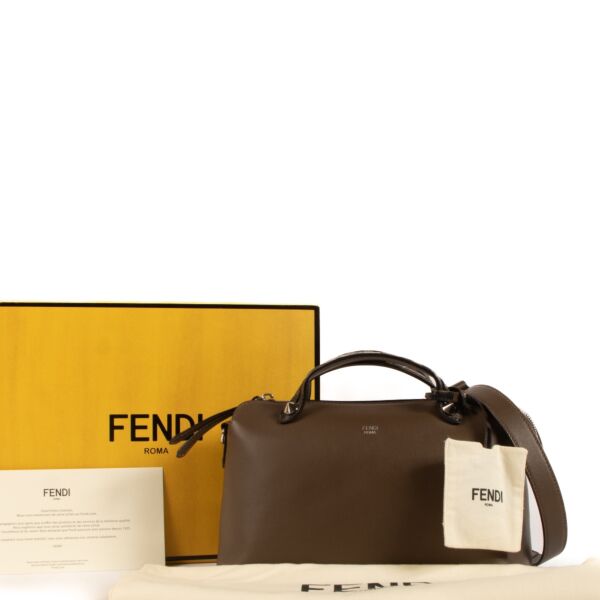 Fendi By The Way Medium Brown Top Handle Bag