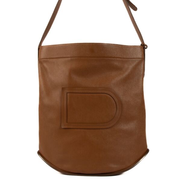 Shop 100% authentic second-hand Delvaux Brown Pin Shoulder Bag on Labellov.com