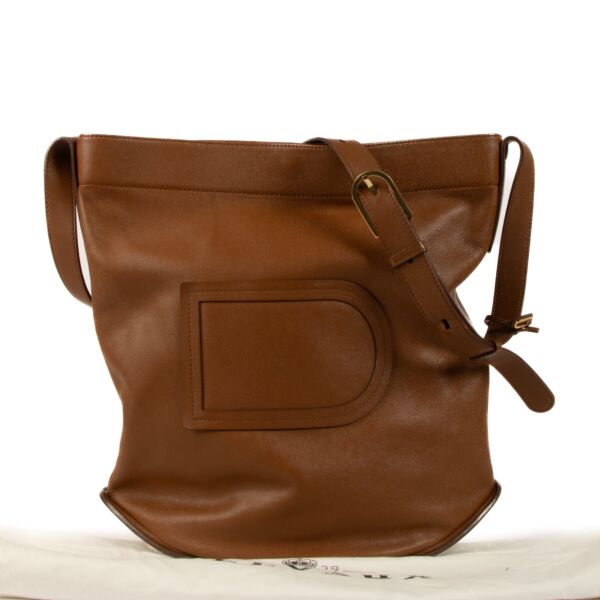 Delvaux Brown Pin Shoulder Bag