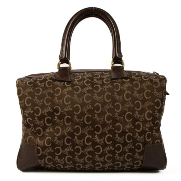 Shop 100% authentic second-hand Celine Vintage Monogram Canvas Boston Bag on Labellov.com