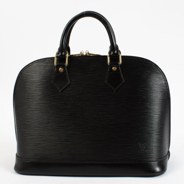 Louis Vuitton Black Epi Alma PM