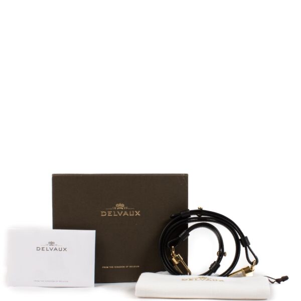 Delvaux Black Domino Calf XS Strap