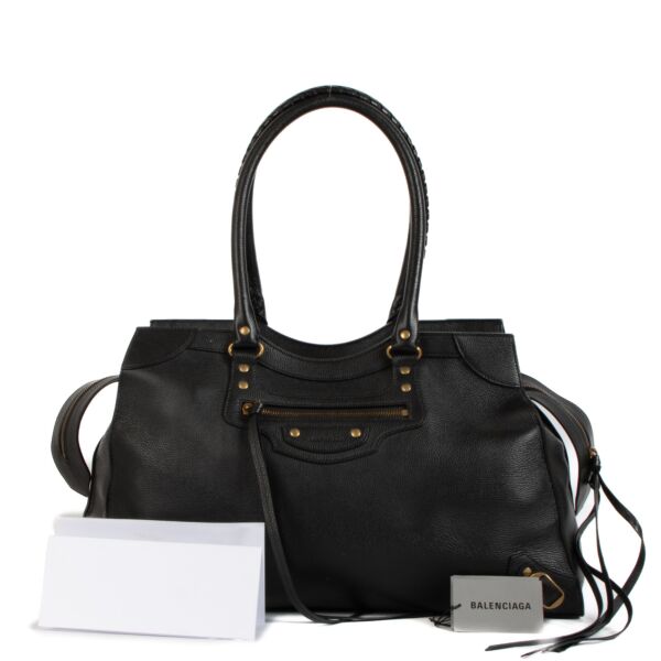 Balenciaga Black Neo Classic Large Top Handle Bag