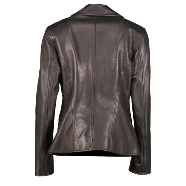 Alexander Wang Black Leather Biker Jacket - size US 8