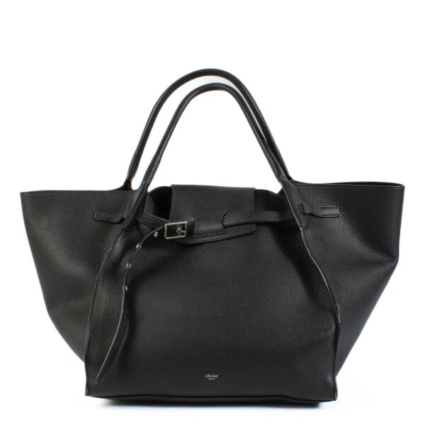 Shop 100% authentic Celine Black Leather Shopper bag at Labellov.com.