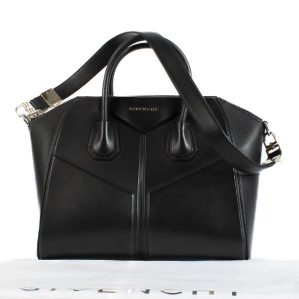 Givenchy Black Leather Medium Antigona 3D Bag