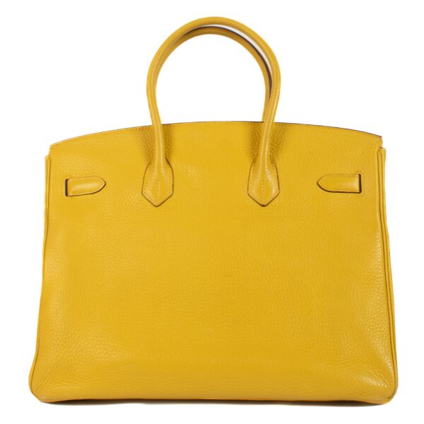 Hermès Birkin 35 Soleil Taurillon Clemence PHW