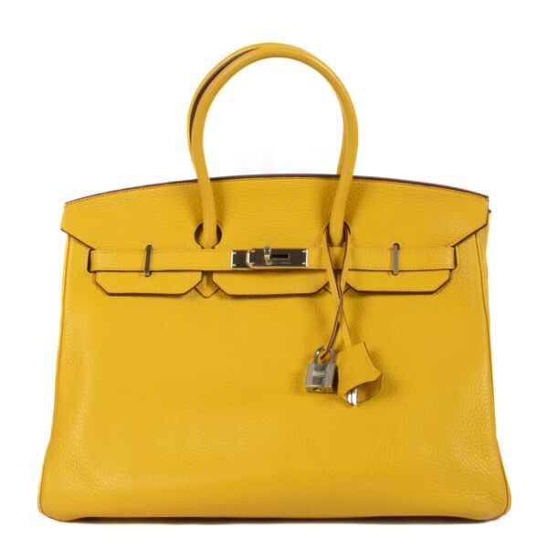 Hermès Birkin 35 Soleil Taurillon Clemence PHW