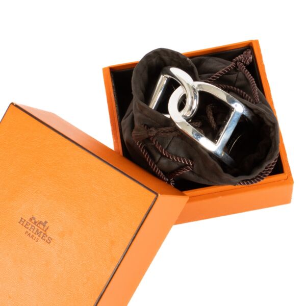 Hermès Sterling Silver Chythère Bracelet - Size SH