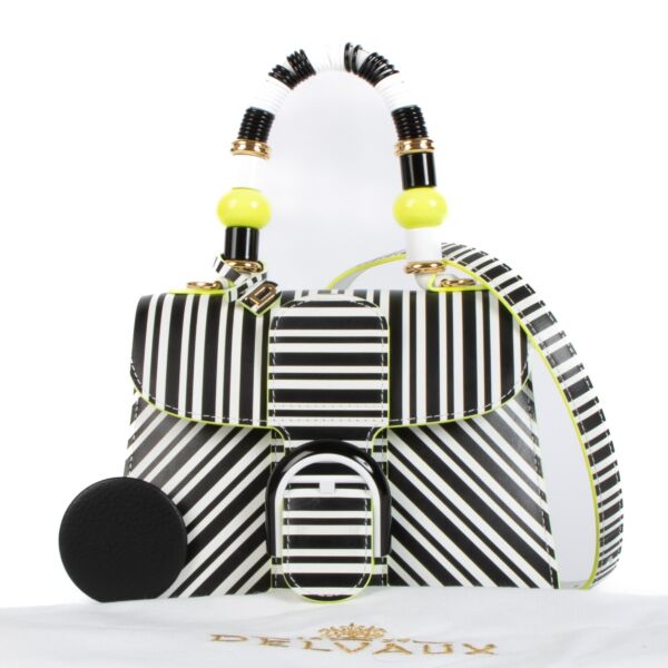 Delvaux Memphis Stripes Box Calf Brillant Mini Bag