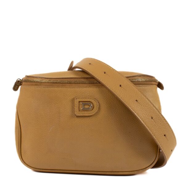 Delvaux Beige Leather Evasion Belt Bag