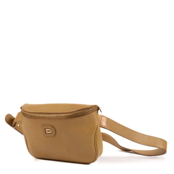 Delvaux Beige Leather Evasion Belt Bag