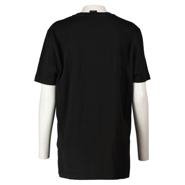 Versace Black Via Gesù T-Shirt - Size L