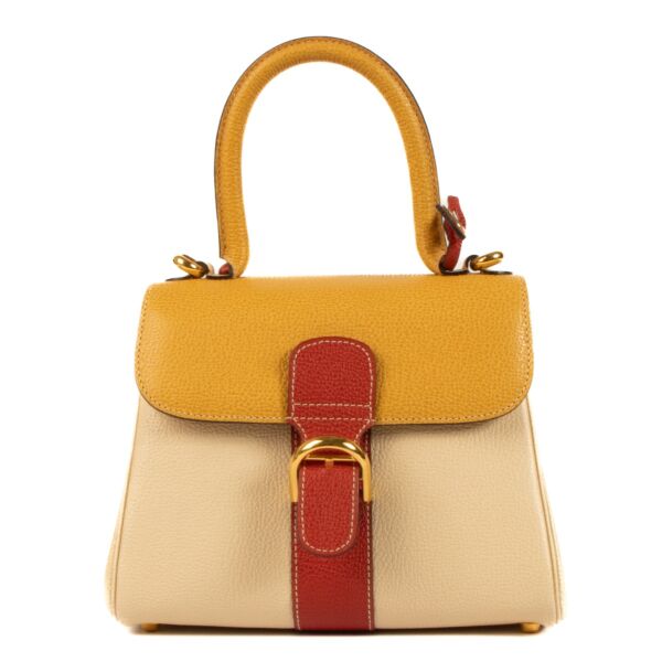 Shop 100% authentic second-hand Delvaux Tri-Color Leather Brillant Mini Bag on Labellov.com