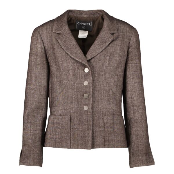 Chanel Grey 99A Wool Jacket