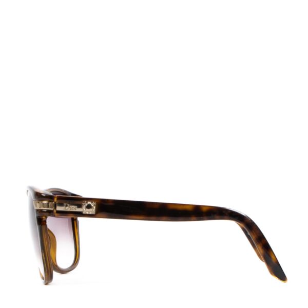 Dior Cannage Vintage Tortoise Sunglasses