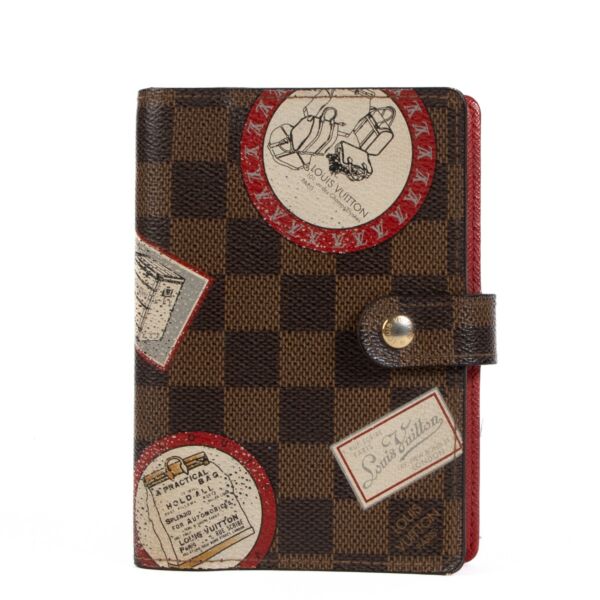 shop 100% authentic second hand Louis Vuitton Damier Ebene Small Ring Agenda Cover on Labellov.com