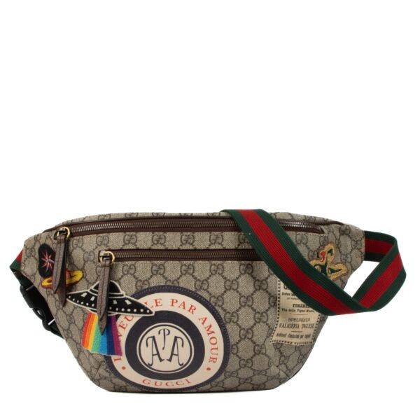 Gucci butterfly fanny pack hot sale