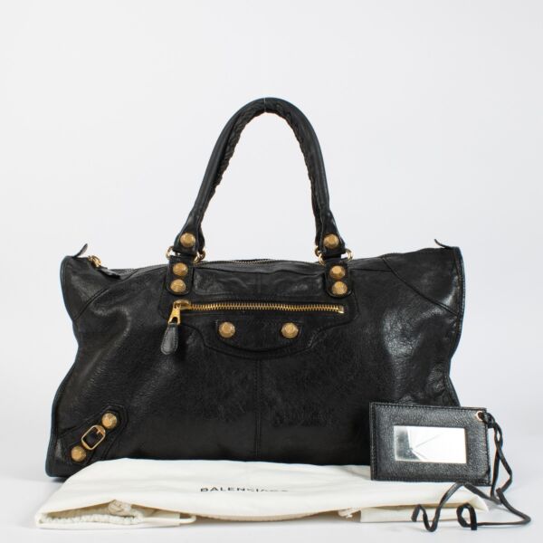 Balenciaga Black Work Bag