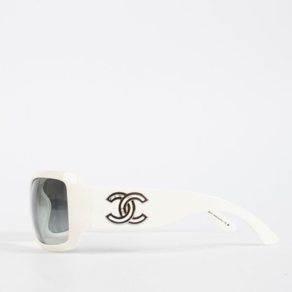 Chanel White Sunglasses