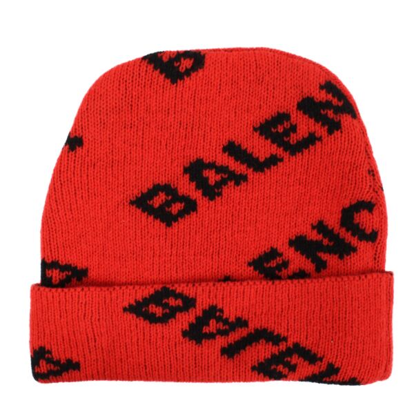 Balenciaga Red Beanie