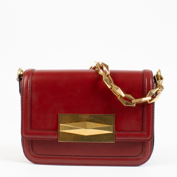 shop 100% authentic second hand Jimmy Choo Cranberry Diamond Bag on Labellov.com