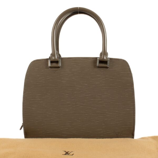 Louis Vuitton Pepper Epi Leather Pont Neuf Top Handle Bag