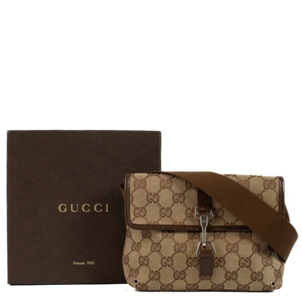 Gucci Monogram GG Canvas Belt Crossbody Bag