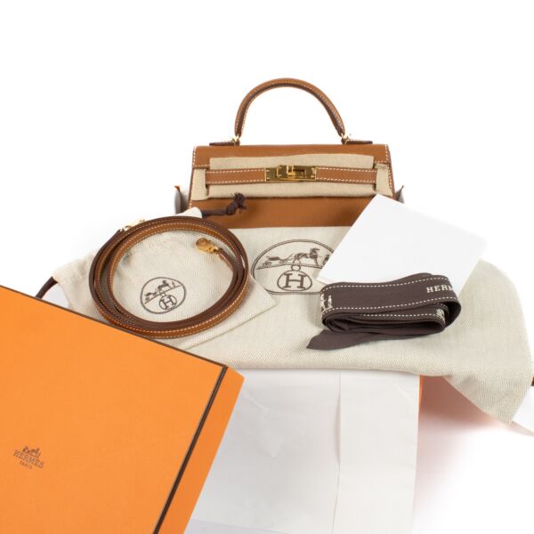 Hermès Kelly Mini II Gold Epsom GHW