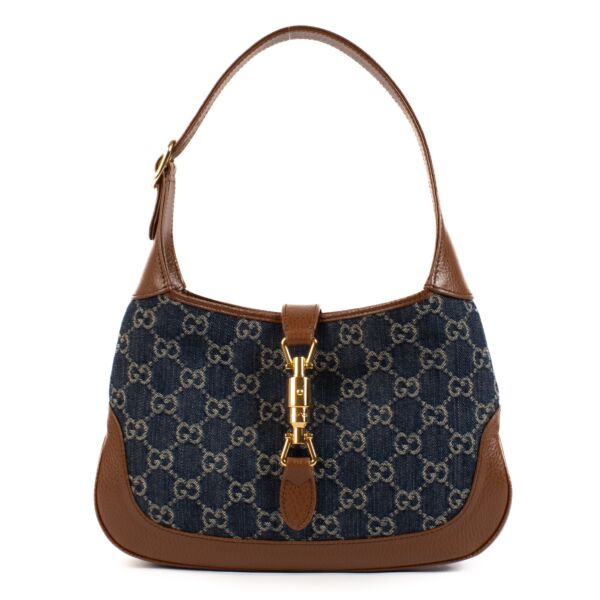 shop 100% authentic second hand Gucci GG Denim Jackie on Labellov.com