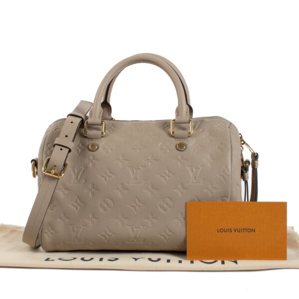 Louis Vuitton Galet Monogram Empreinte Speedy Bandoulière 25 Bag