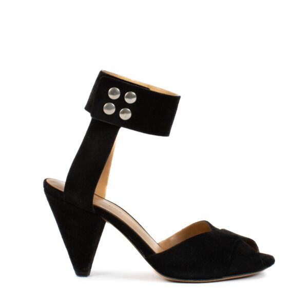 Shop 100% authentic Isabel Marant Black Meegan Sandals - Size 36 at Labellov.com. 