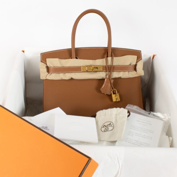 Hermès Birkin 30 Gold Togo GHW