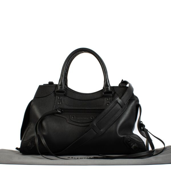Balenciaga Black Neo Classic Large Top Handle Bag