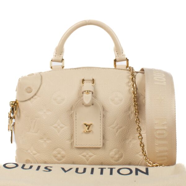 Louis Vuitton Neige Monogram Empreinte Petite Malle Souple Bag