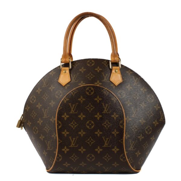 Shop safe online at Labellov in Antwerp, Brussels and Knokke this 100% authentic second hand Louis Vuitton Monogram Canvas Ellipse MM Top Handle Bag