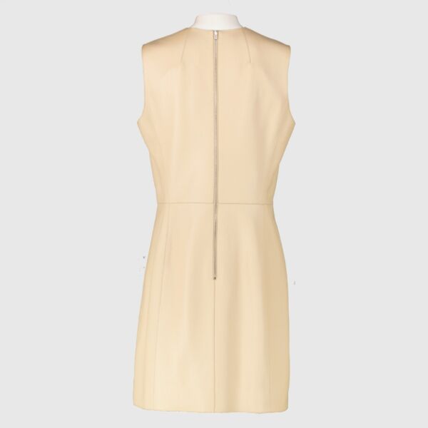 Hermès Beige Deerskin Dress - Size 38