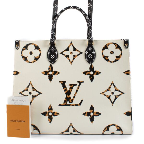 Louis Vuitton Limited Edition Jungle OnTheGo GM Tote Bag 